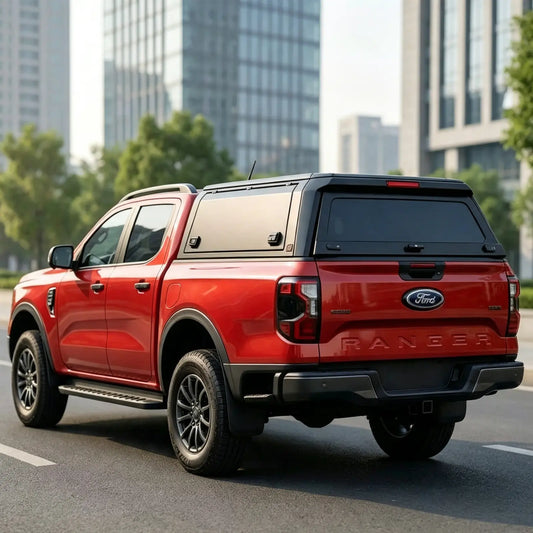 2026 Modular Aluminum Truck Bed Cap – Under-Rail | Ford Ranger 2023+ (Double Cab)