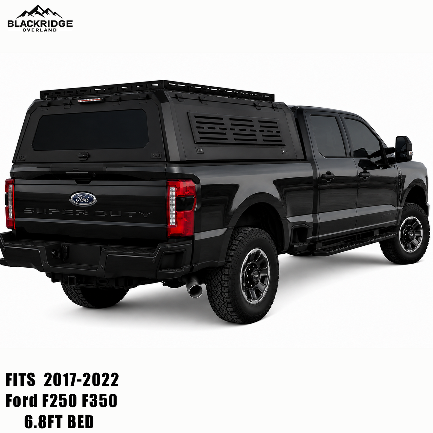 Blackridge Overland Truck Bed Cap | Modular | Ford F250 F350 2017-2022 6.8FT