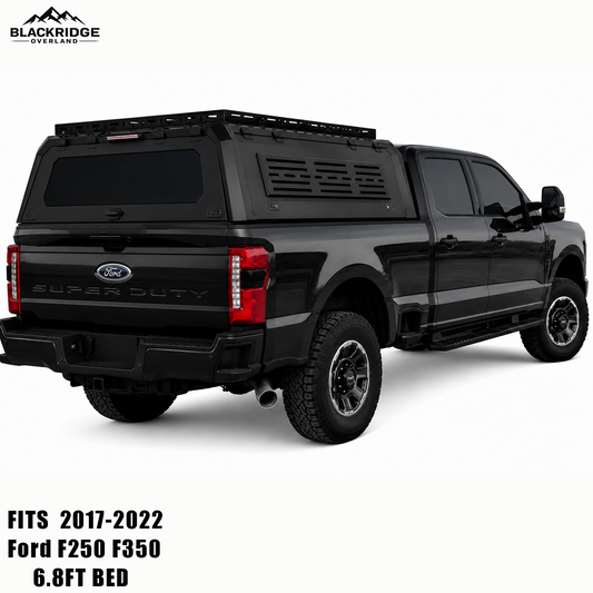 Blackridge Overland Truck Bed Cap | Modular | Ford F250 F350 2017-2022 6.8FT