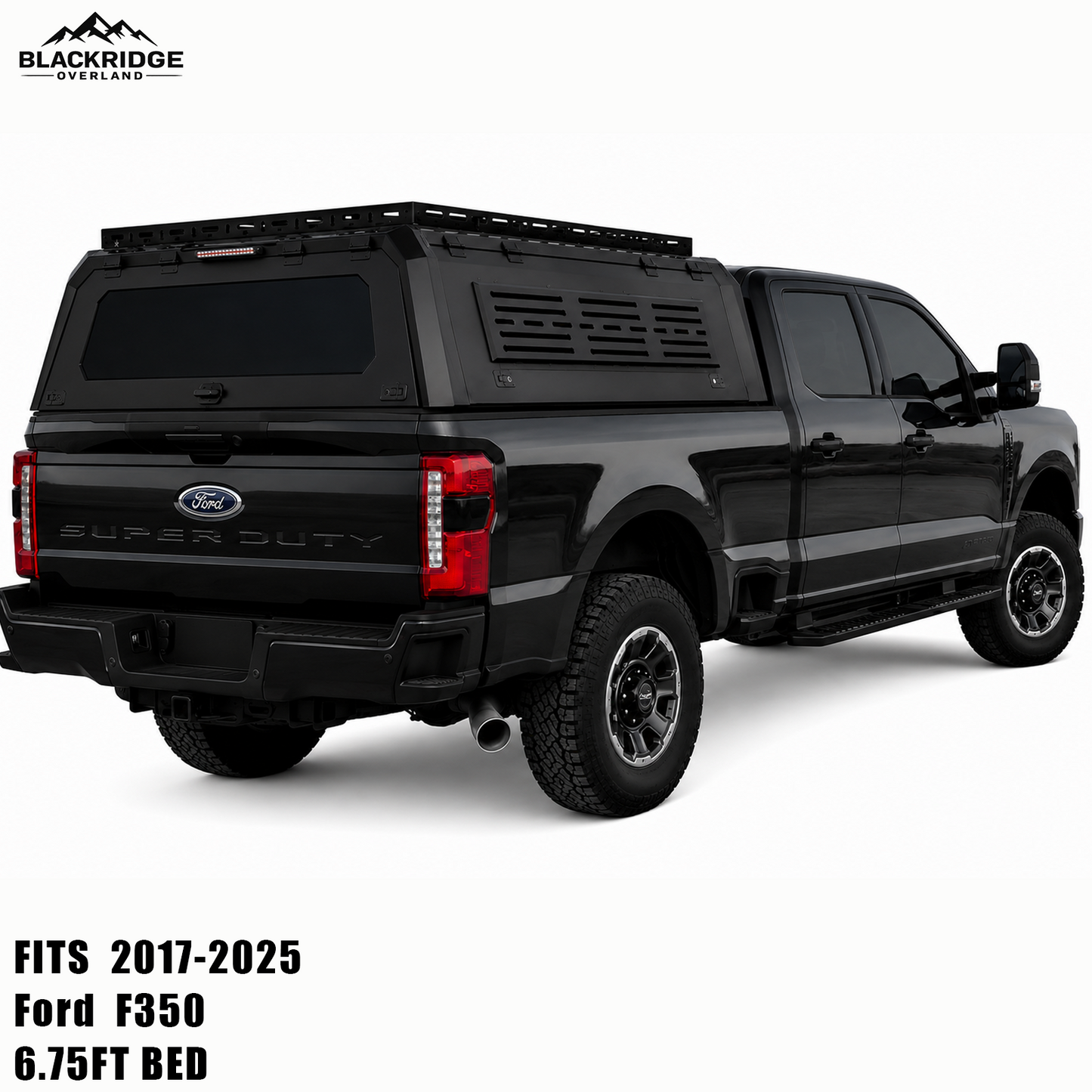 Blackridge Overland Truck Bed Cap | Modular | 6.75' Bed | Ford F-350 2017-2025