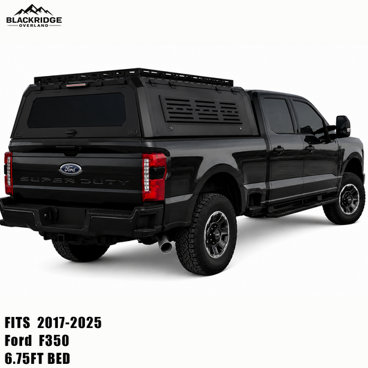 Blackridge Overland Truck Bed Cap | Modular | 6.75' Bed | Ford F-350 2017-2025