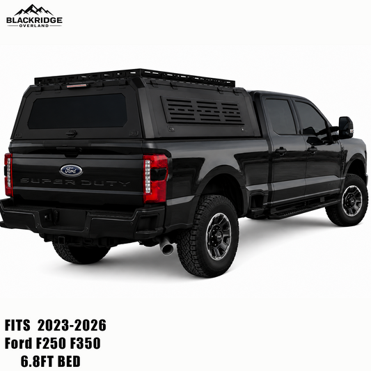 Blackridge Overland Truck Bed Cap | Modular | Ford F250 F350 2023-2026 6.8FT