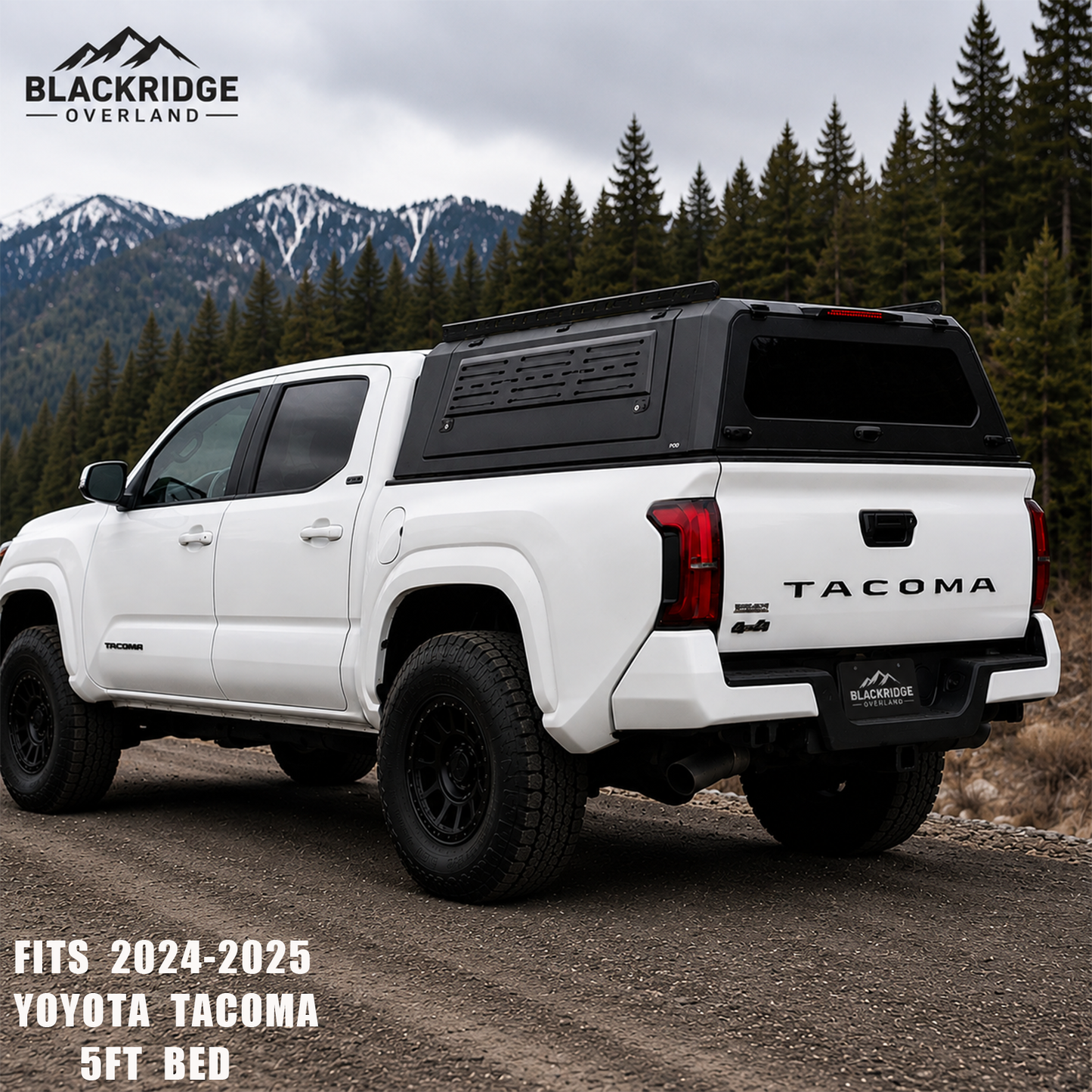 Blackridge Overland Truck Bed Cap | Modular | 5' Bed | Tacoma 2016-2023