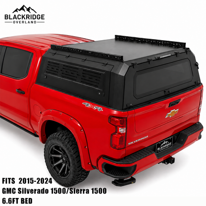 Blackridge Overland Truck Bed Cap | Silverado/Sierra 1500 2015-2024 | 6.6' Bed