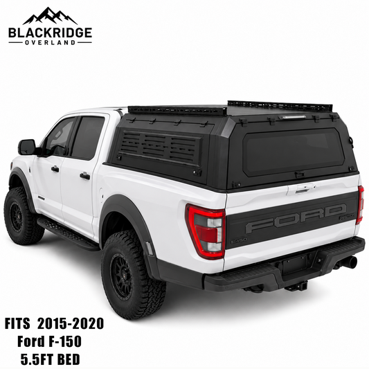 Blackridge Overland Truck Bed Cap | Modular | 5.5' Bed | Ford F-150 2015-2020